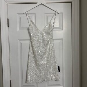 Lulus backless sequin dress